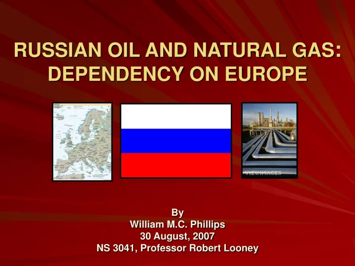 russian oil and natural gas dependency on europe