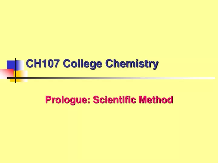 ch107 college chemistry