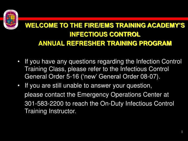 welcome to the fire ems training academy