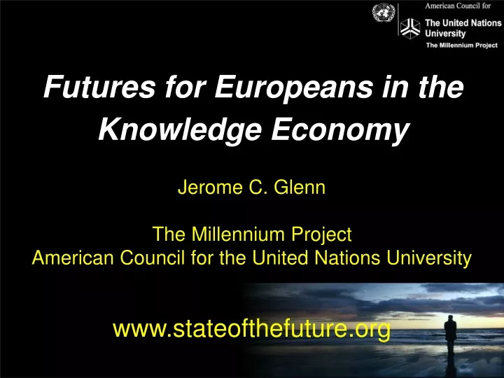 futures for europeans in the knowledge economy