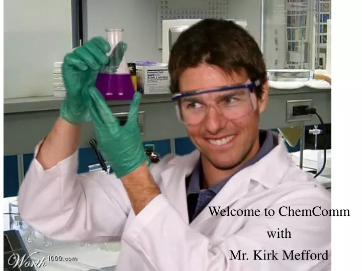 welcome to chemcomm with mr kirk mefford