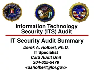 Information Technology Security (ITS) Audit