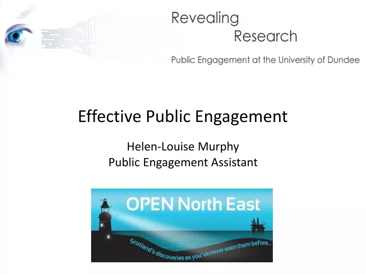 effective public engagement