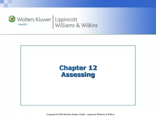 Chapter 12 Assessing