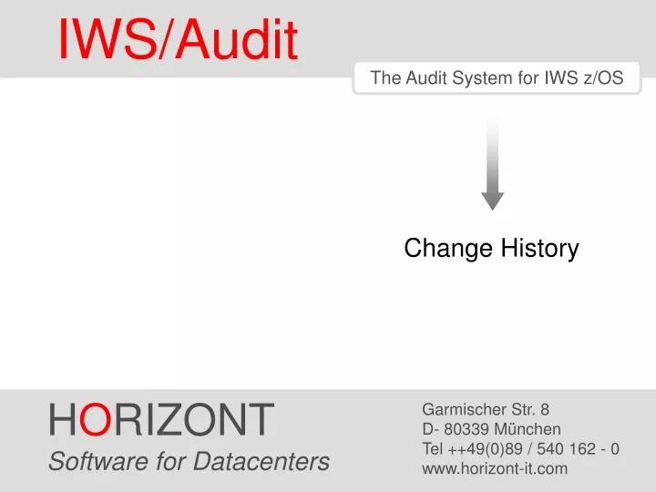 iws audit