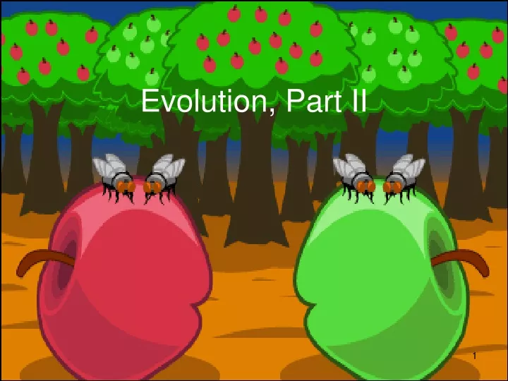 evolution part ii