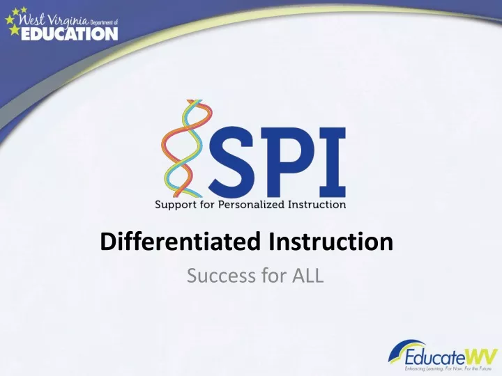 differentiated instruction