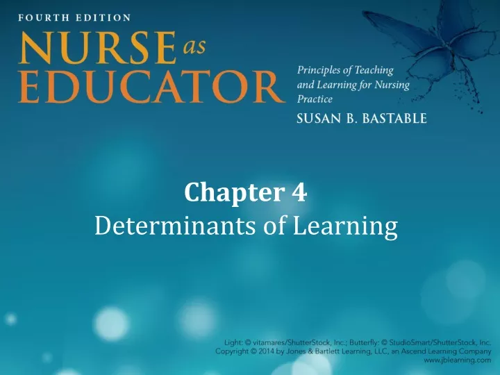 chapter 4 determinants of learning