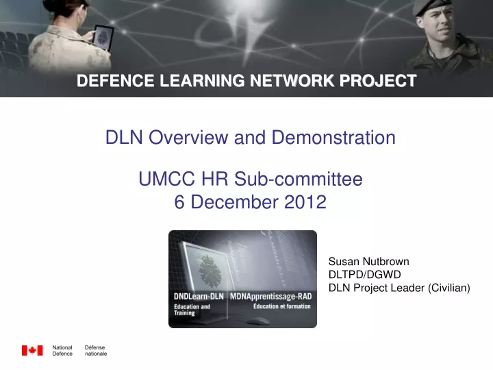 defence learning network project