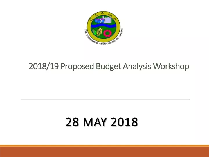 2018 19 proposed budget analysis workshop
