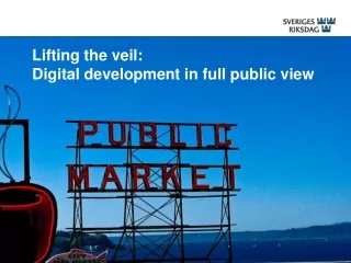 Lifting the veil: Digital development in full public view