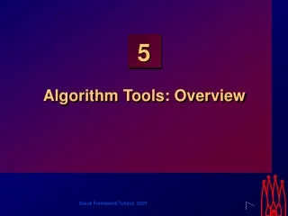 Algorithm Tools: Overview