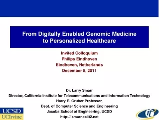 From Digitally Enabled Genomic Medicine to Personalized Healthcare