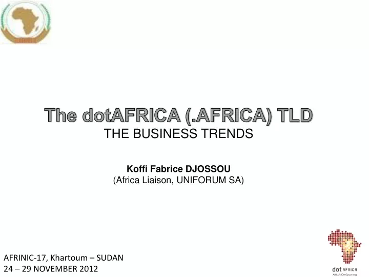 the dotafrica africa tld the business trends