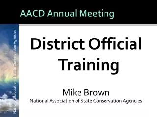 AACD Annual Meeting