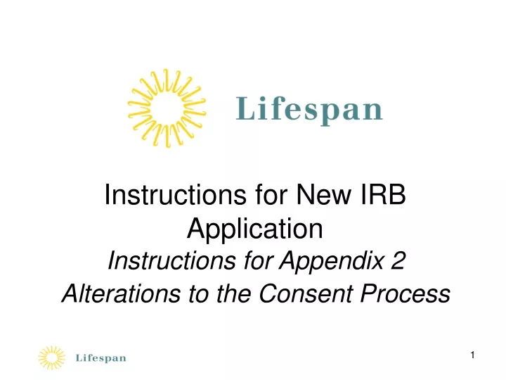 instructions for new irb application instructions for appendix 2 alterations to the consent process