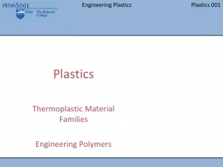 Plastics Thermoplastic Material Families Engineering Polymers
