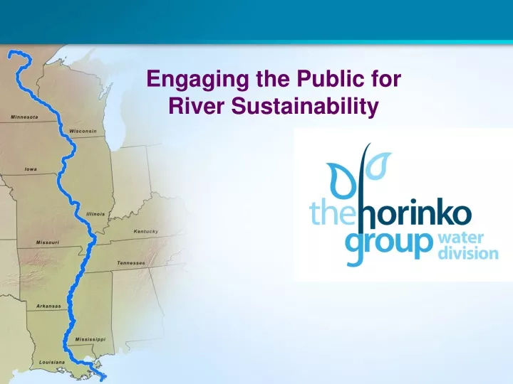 engaging the public for river sustainability