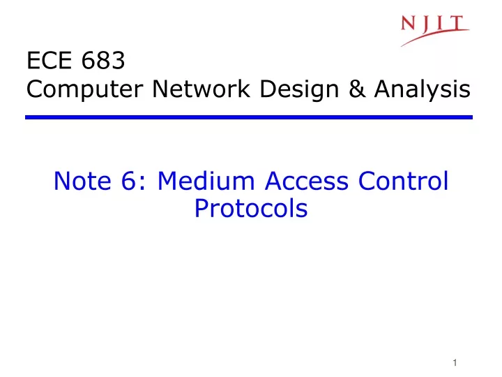 ece 683 computer network design analysis