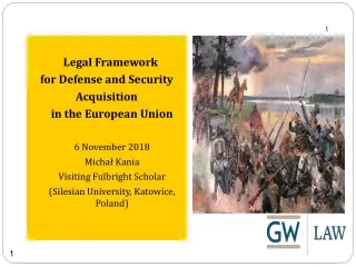 The European Union Defence  and Security Rules