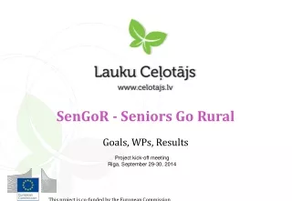 SenGo R  - Seniors Go Rural