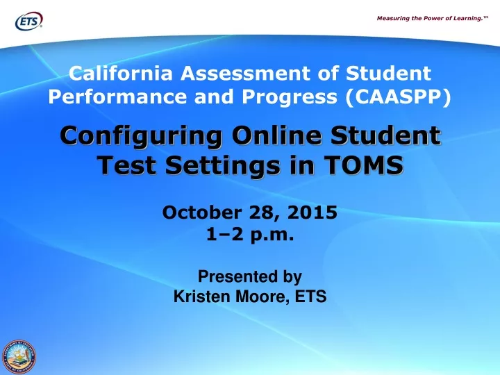 california assessment of student performance