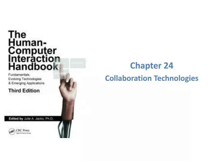 chapter 24 collaboration technologies