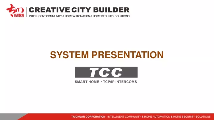 system presentation