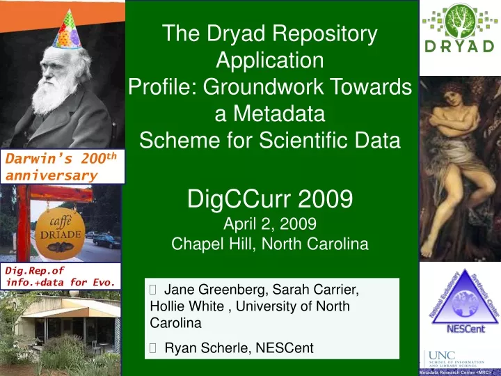 the dryad repository application profile