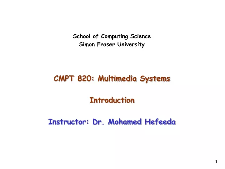 school of computing science simon fraser