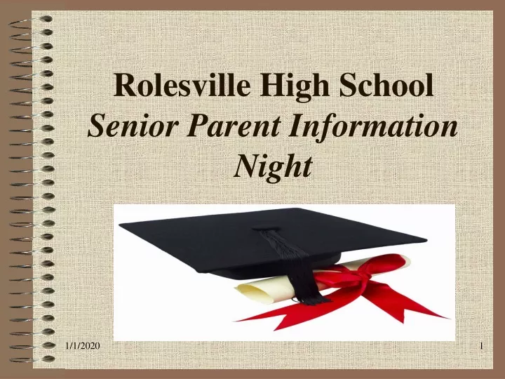 rolesville high school senior parent information night