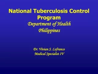 TB Indicators*  Philippines, 2003