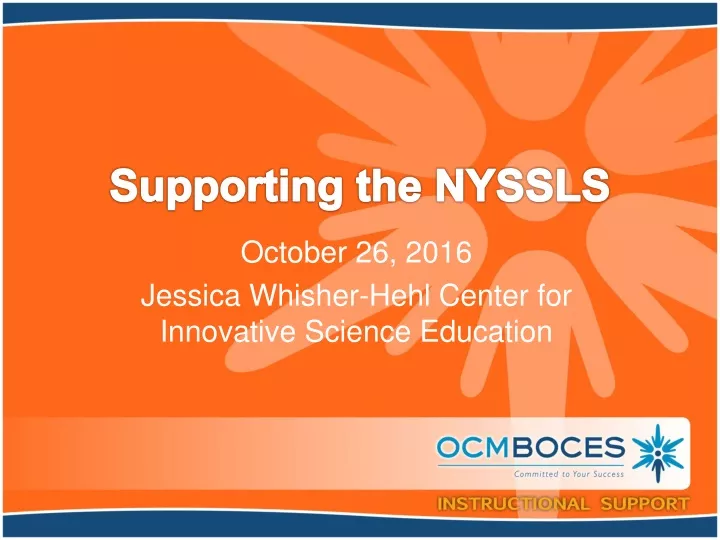 supporting the nyssls