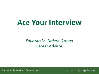 Ace Your Interview