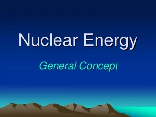 Nuclear Energy