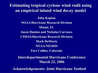 Estimating tropical cyclone wind radii using an empirical inland wind decay model