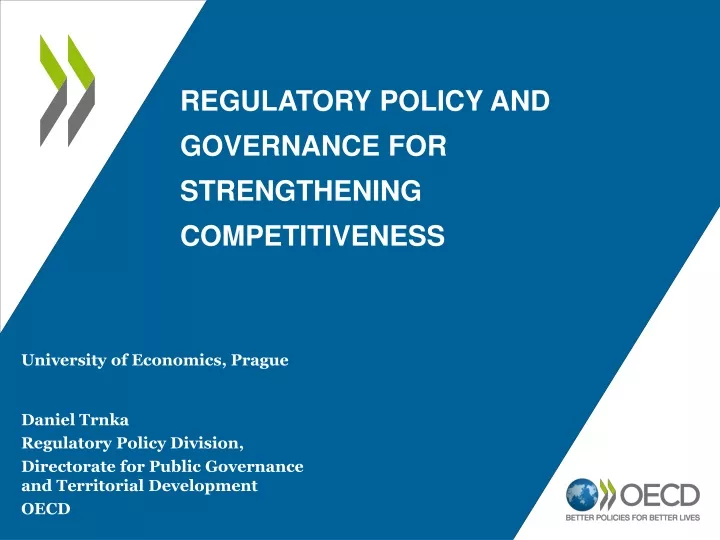 regulatory policy and governance
