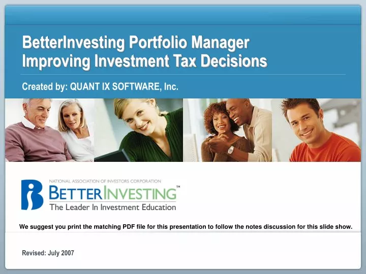 betterinvesting portfolio manager improving investment tax decisions