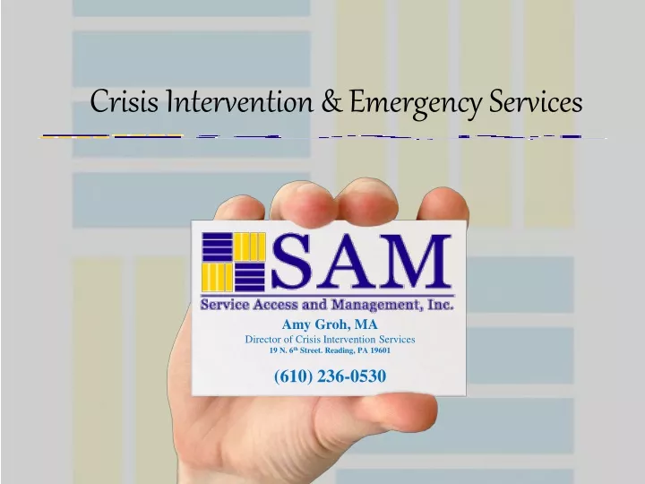 crisis intervention emergency services