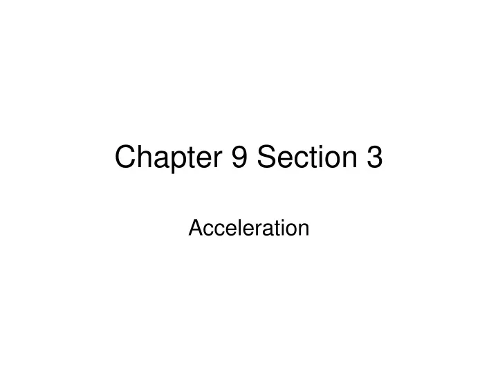 chapter 9 section 3