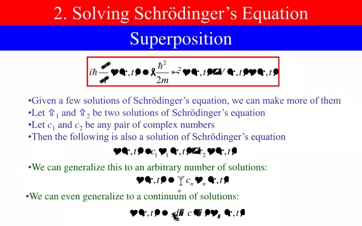 2 solving schr dinger s equation