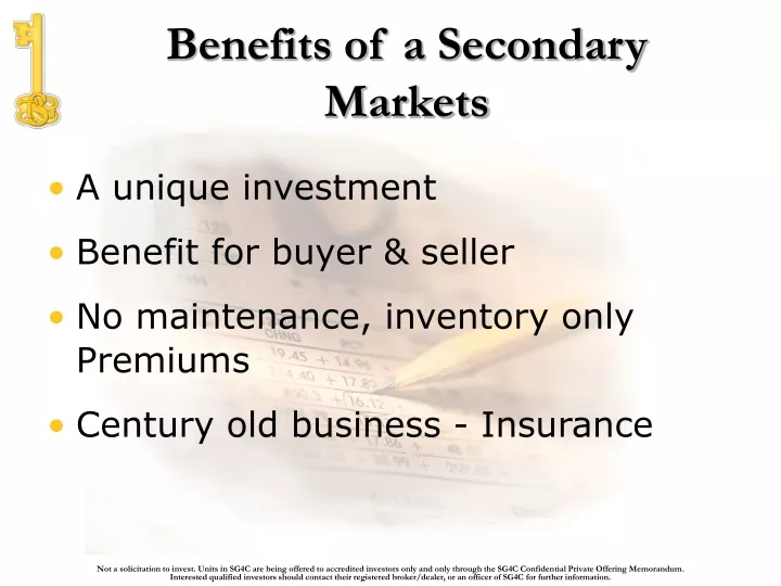 benefits of a secondary markets