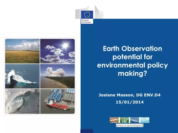 earth observation potential for environmental
