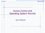 Operating System Security and Access Control Concepts - slide 1