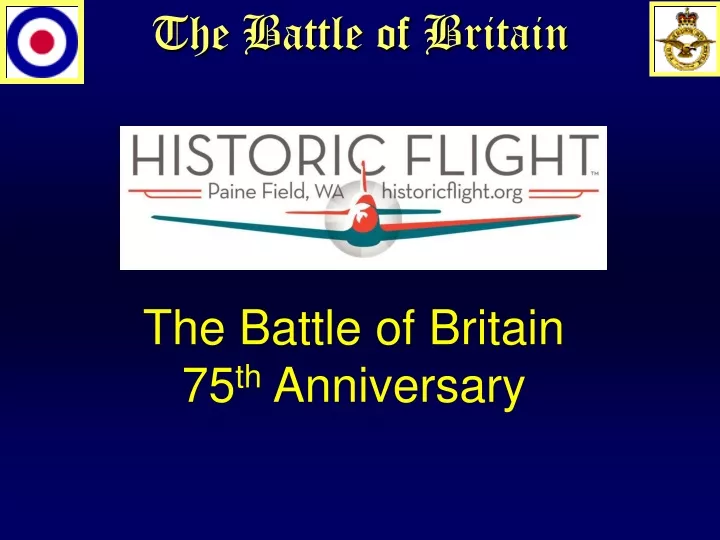 the battle of britain 75 th anniversary
