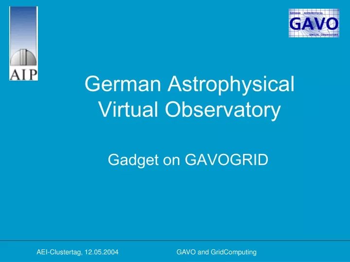 german astrophysical virtual observatory