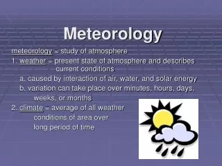 Meteorology