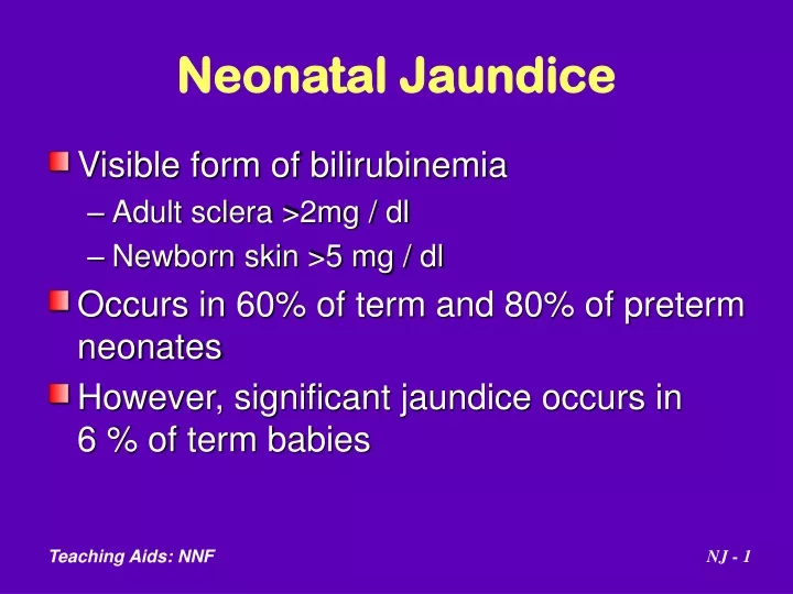 neonatal jaundice