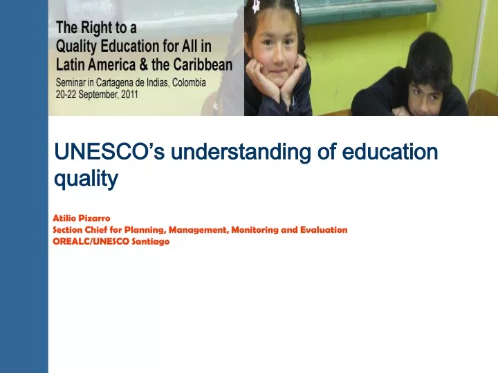 unesco s understanding of education quality