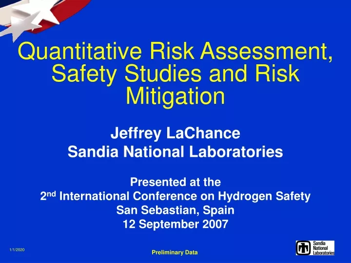 quantitative risk assessment safety studies